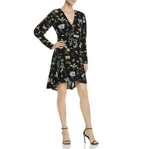 Joie Womens Analena A-line Dress, Black, 0